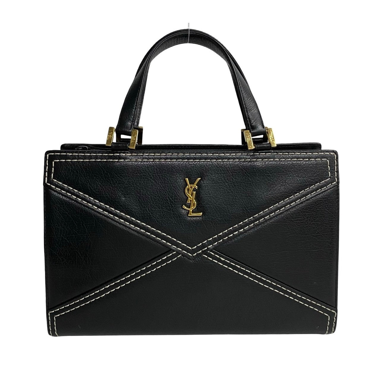 Yves Saint Laurent Leather Handbag Black