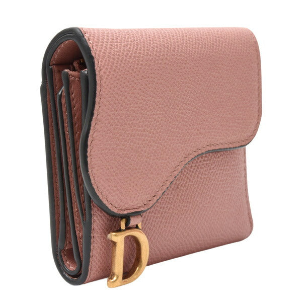 Christian Dior Saddle Lotus Calfskin Wallet – LuxUness