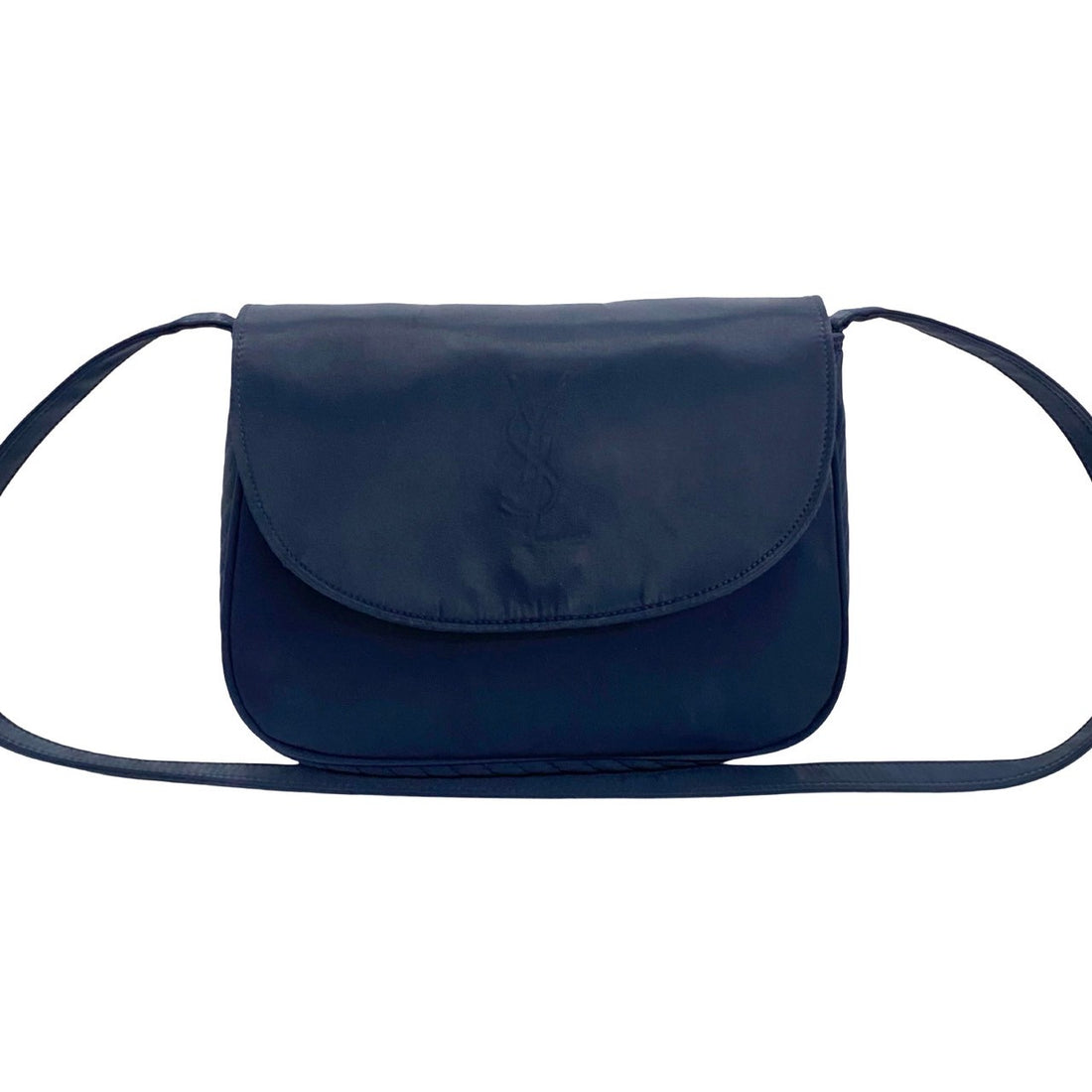 Yves Saint Laurent Nylon Cassandra Logo Shoulder Bag