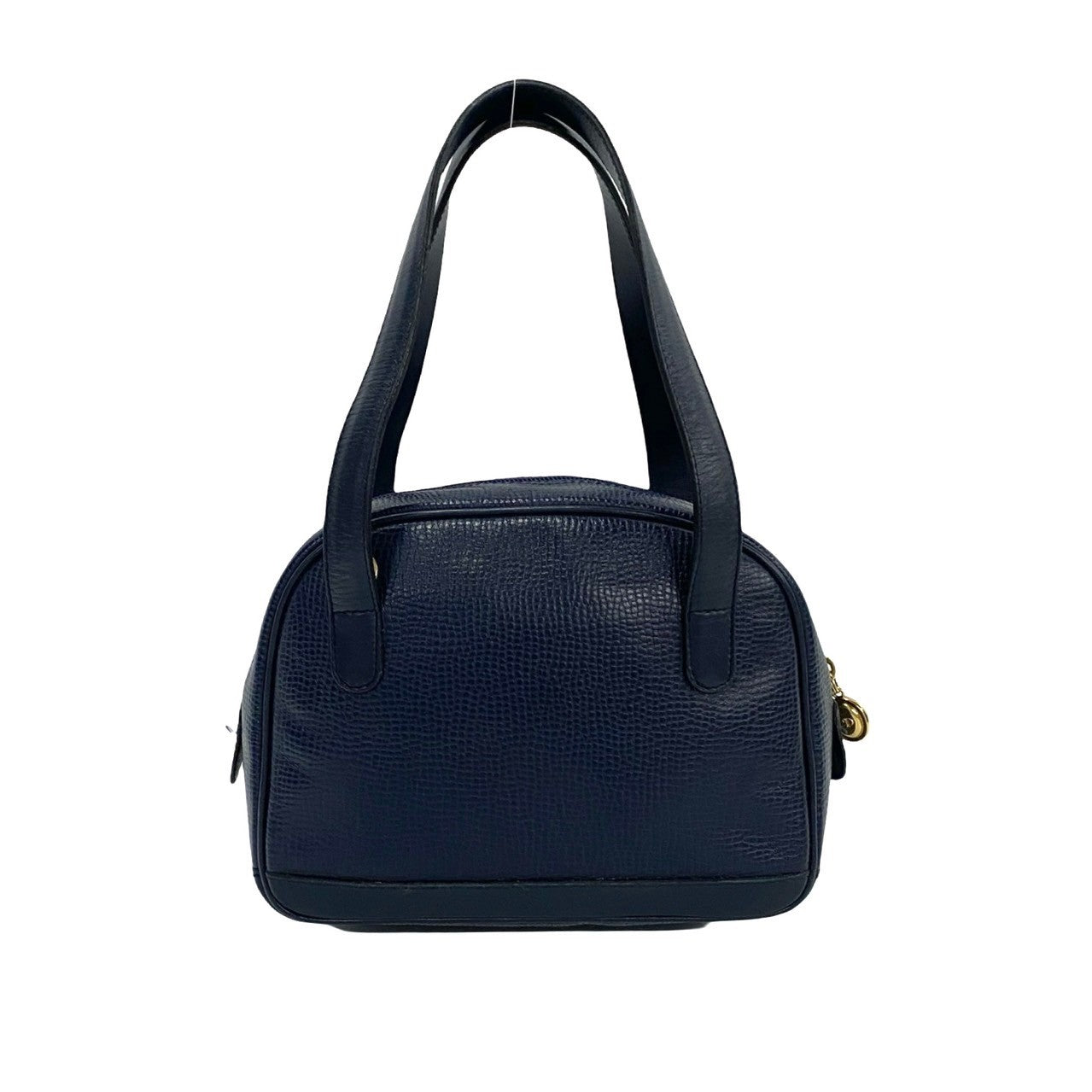 Dior Leather 2way Shoulder Handbag Navy