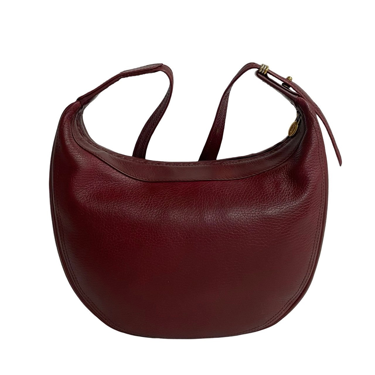 Cartier Leather Shoulder Bag Bordeaux