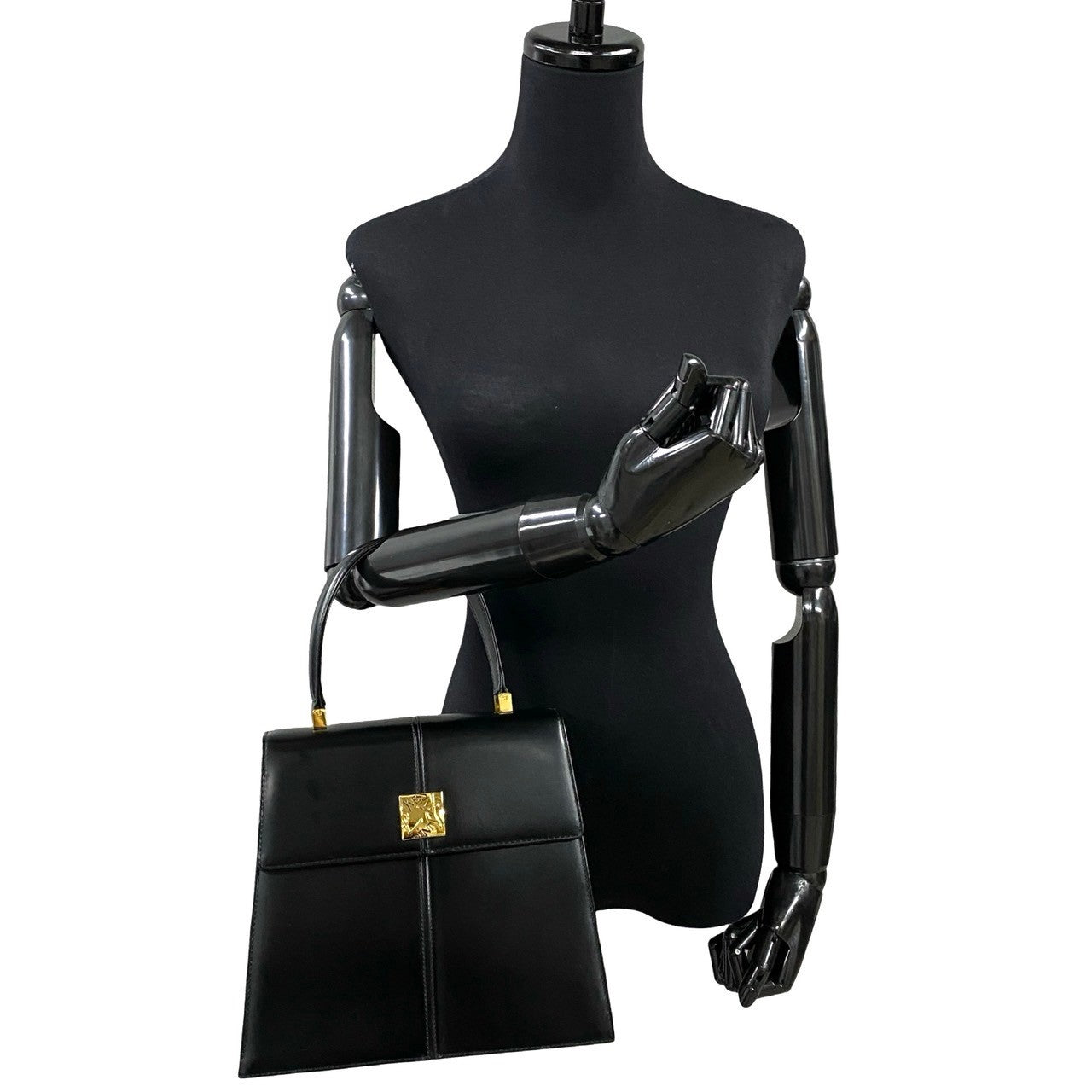 Yves Saint Laurent Leather Handbag Black