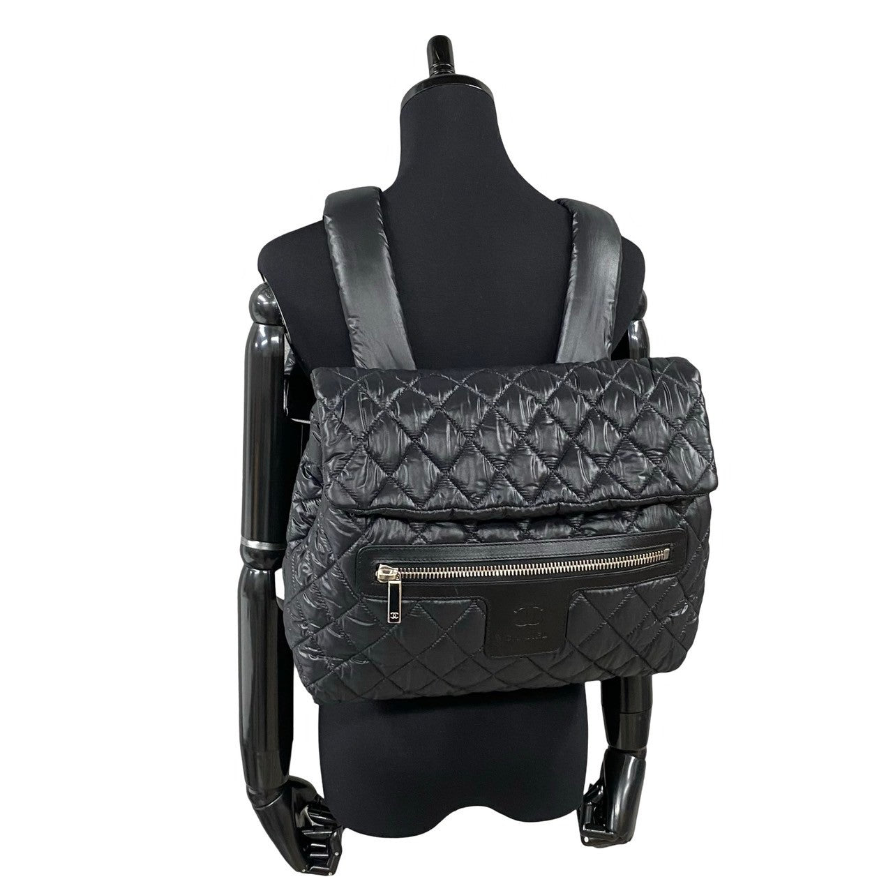 Chanel Cocoon Quilted Nylon Leather Backpack