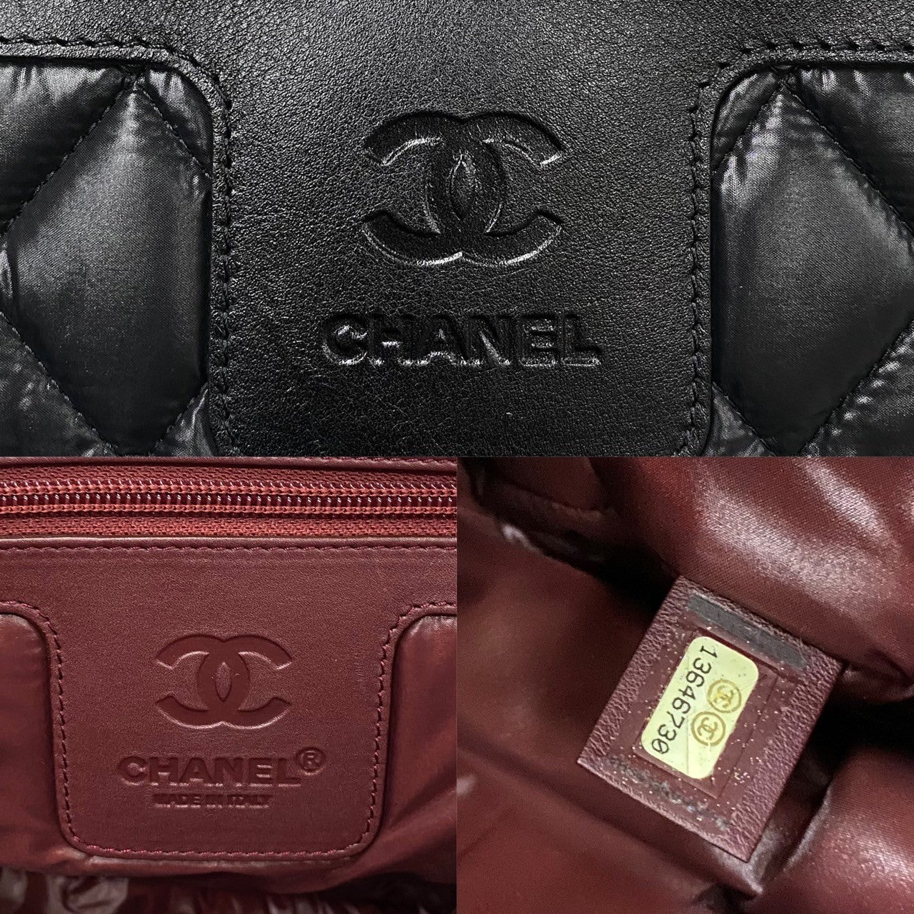 Chanel Cocoon Quilted Nylon Leather Backpack