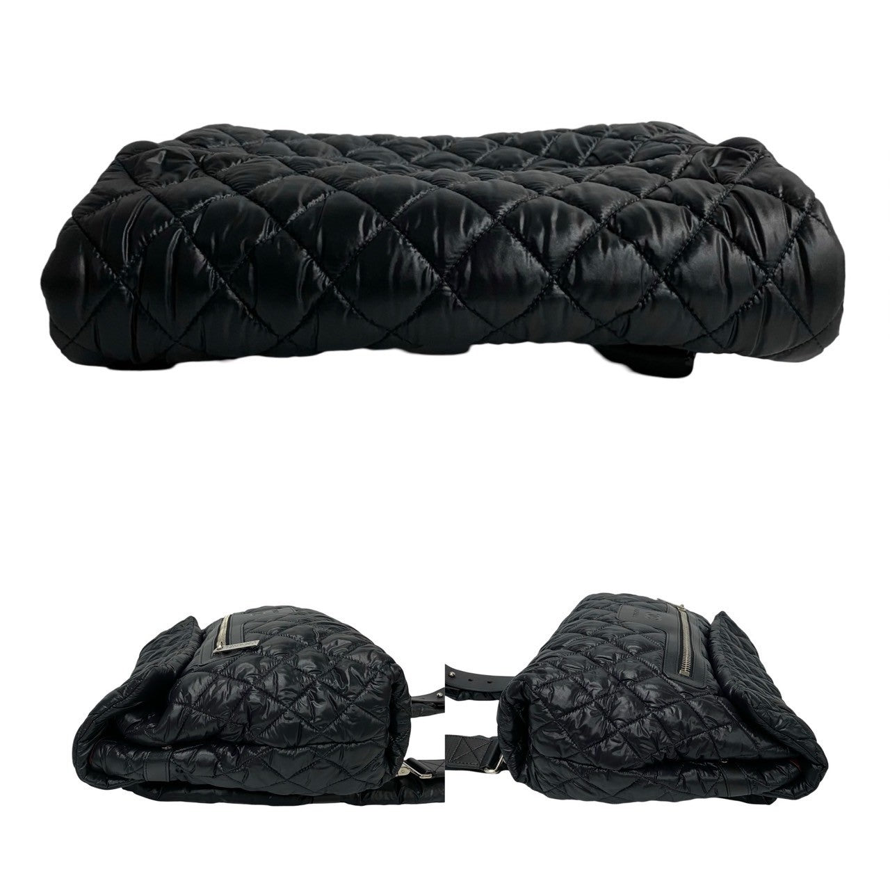 Chanel Cocoon Quilted Nylon Leather Backpack