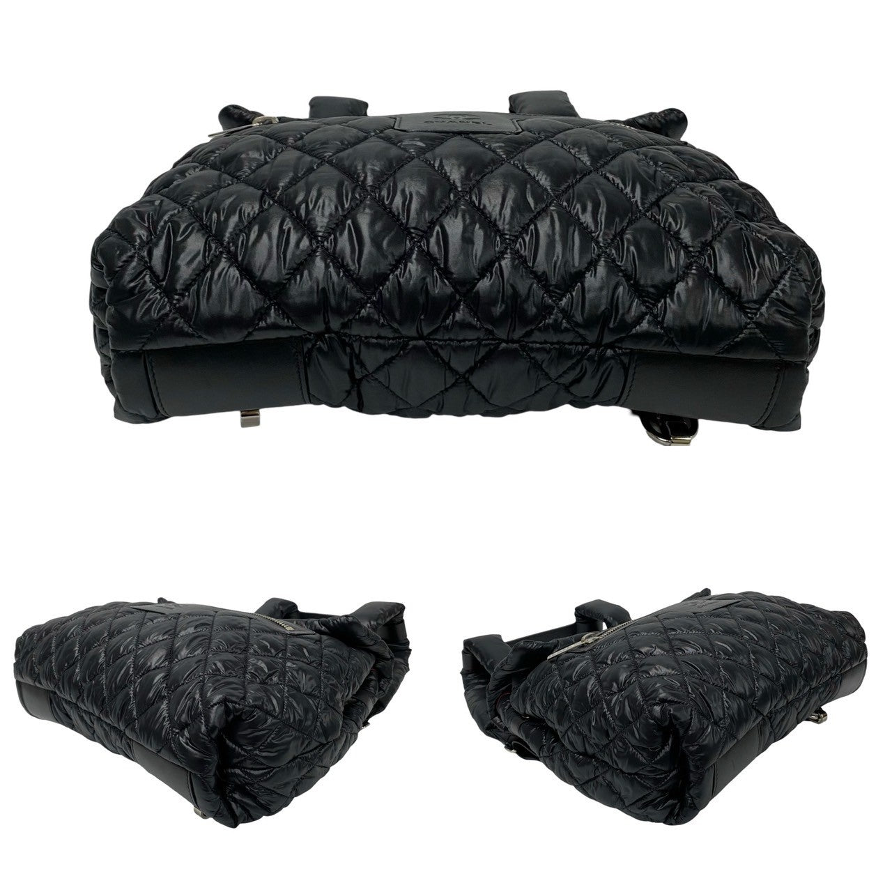 Chanel Cocoon Quilted Nylon Leather Backpack