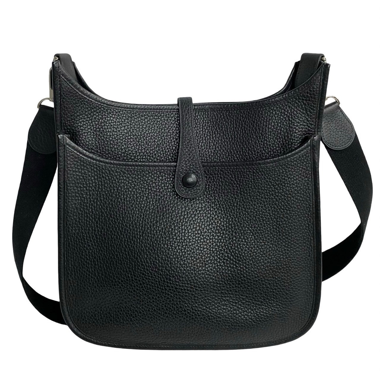 Hermes Evelyne PM Leather Mini Shoulder Bag Black