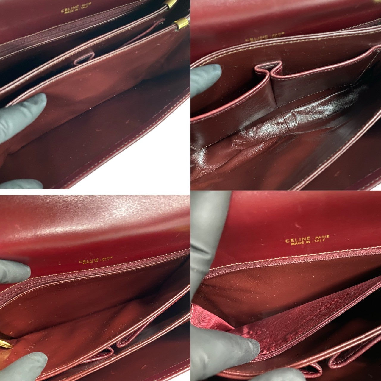 Celine Leather Shoulder Bag 30003