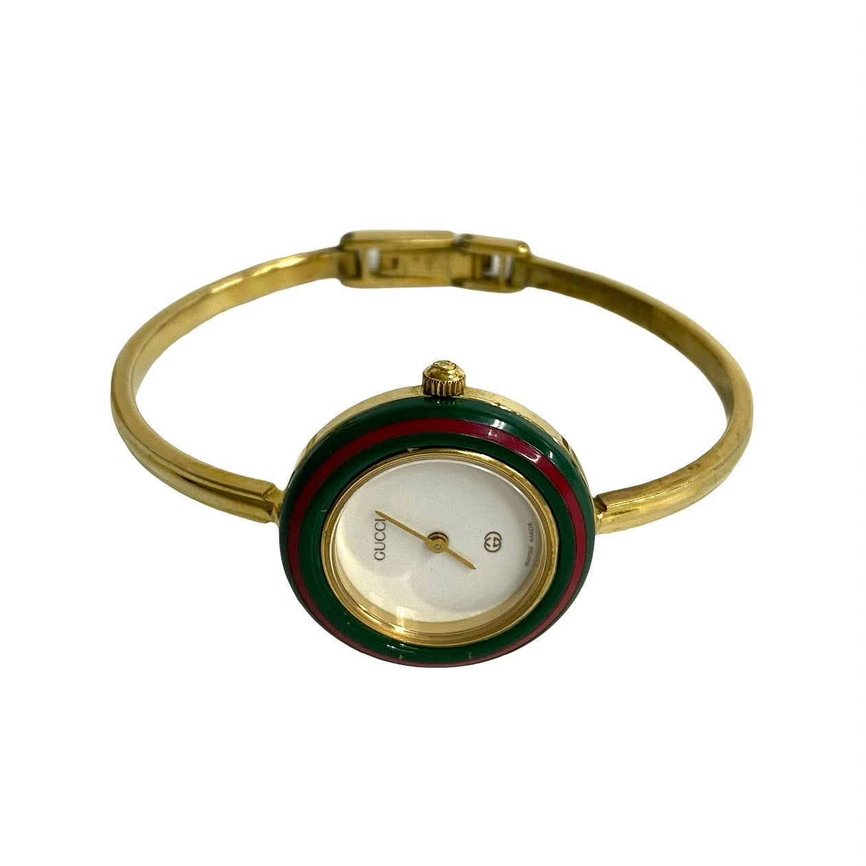 Gucci Change Bezel Quartz Watch Gold Unisex