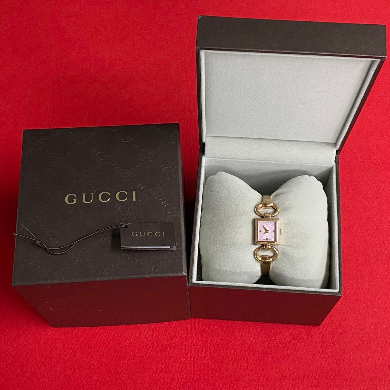 Gucci Tornabuoni Quartz Watch Pink Gold