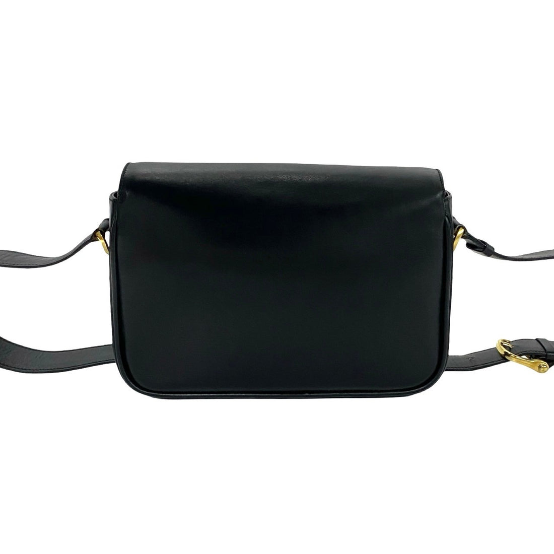 Celine Leather Mini Shoulder Bag Black