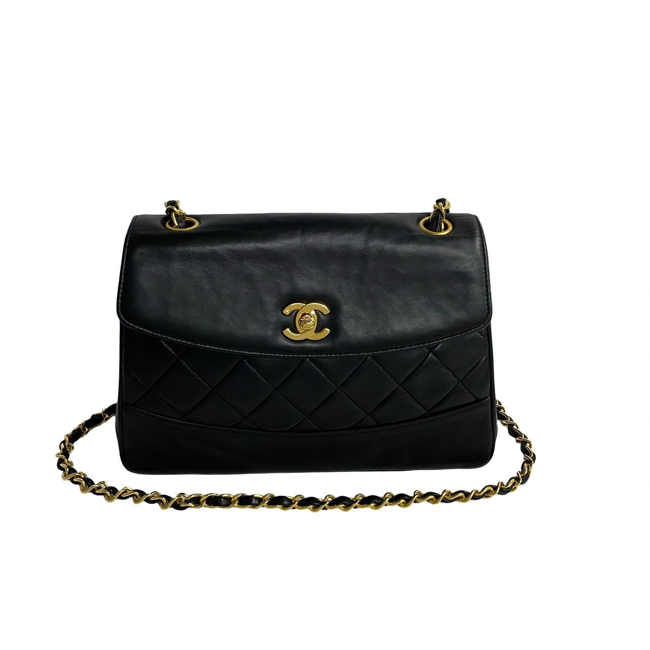 Chanel Lambskin Matelasse Coco Chain Shoulder Bag