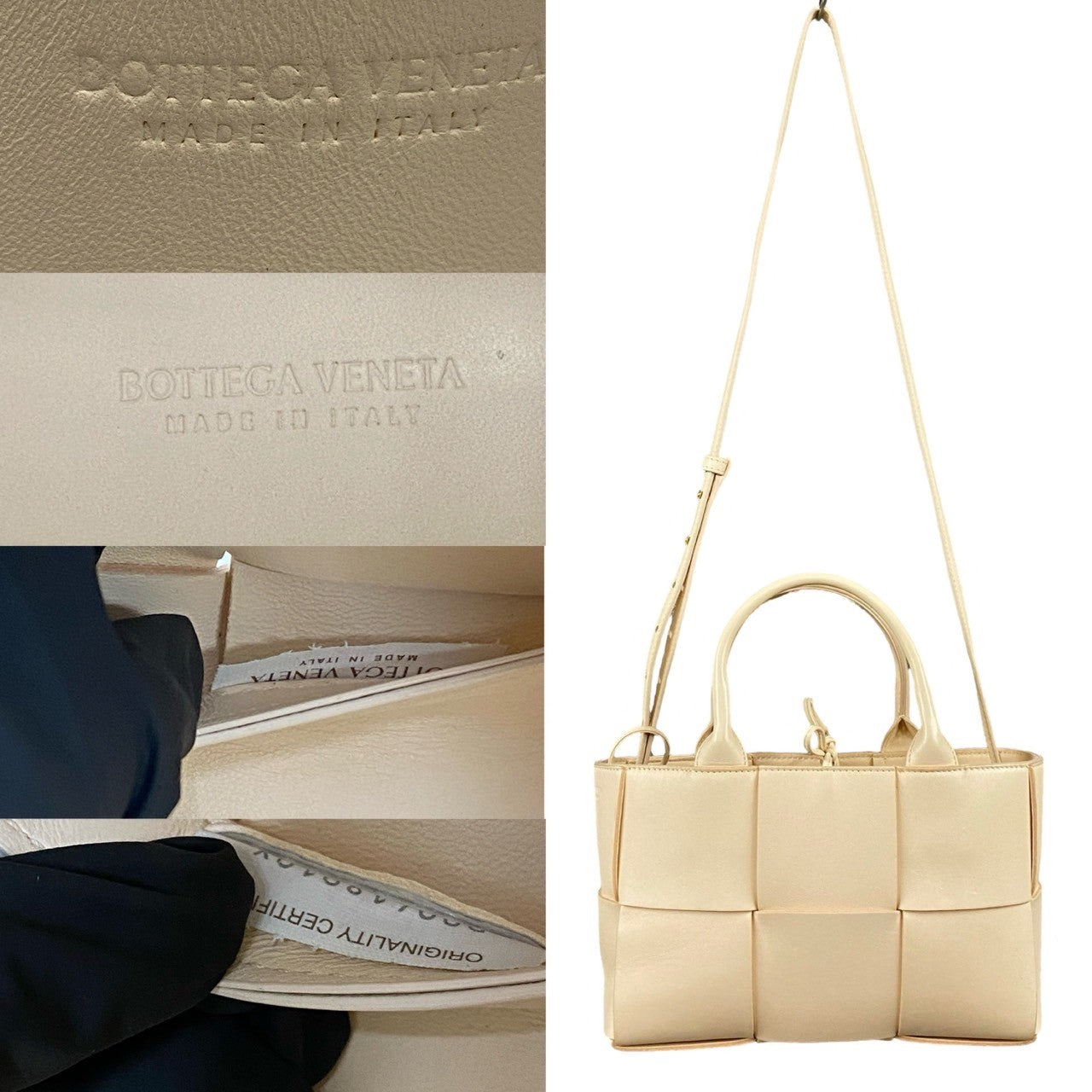 Bottega Veneta Arco Leather 2way Shoulder Handbag