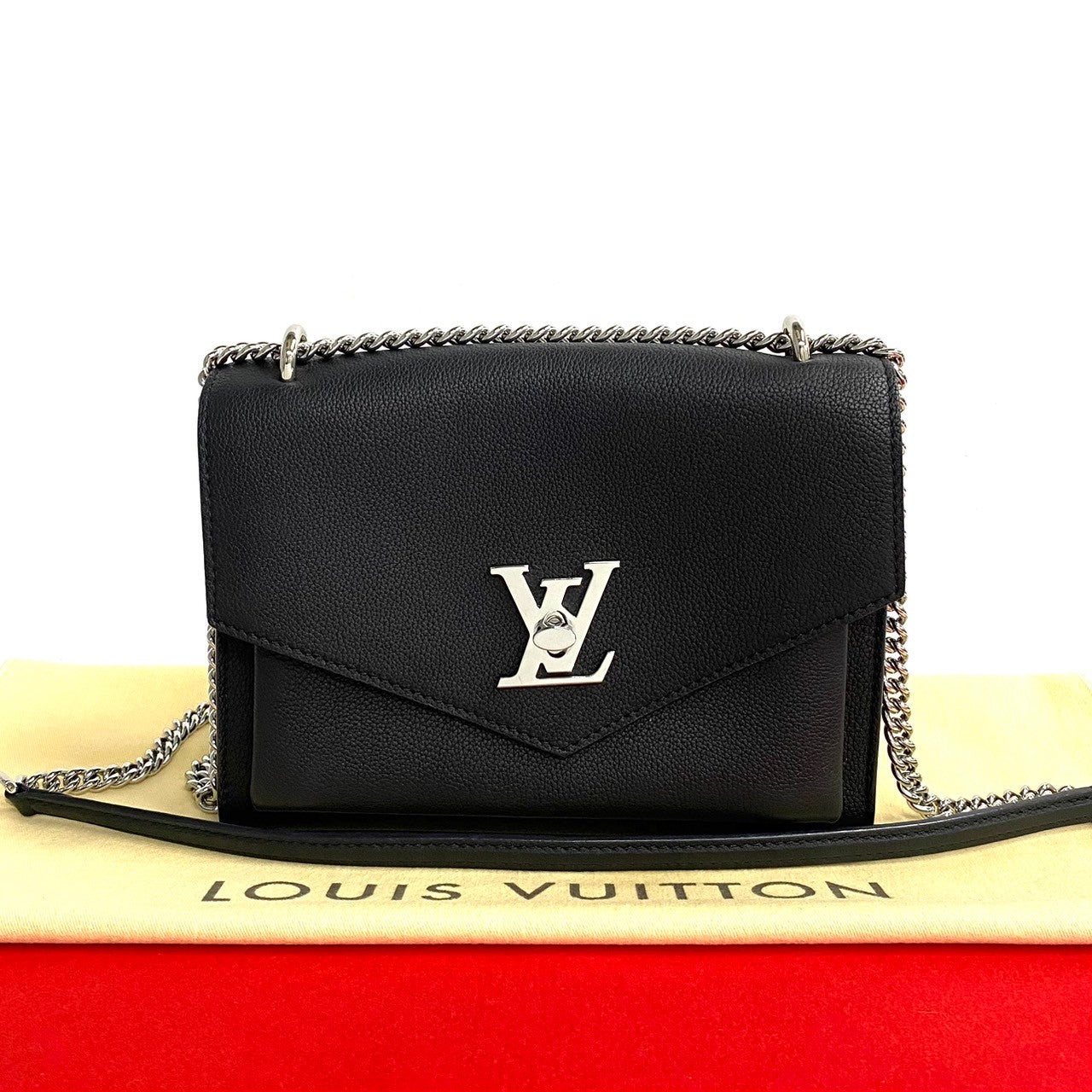 Louis Vuitton Mylockme Leather Shoulder Bag