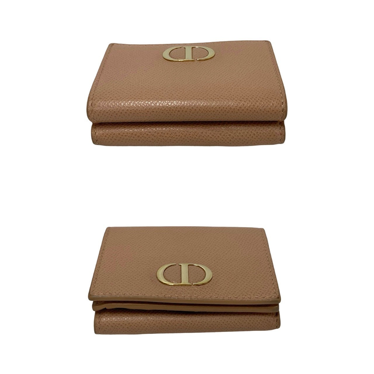 Dior Leather Lotus Wallet Pink