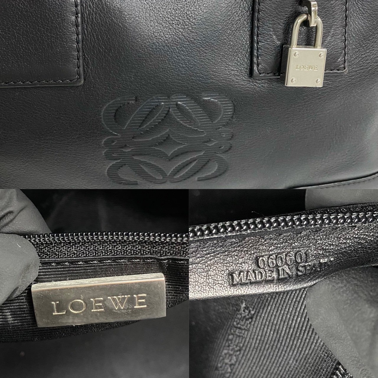 Loewe Leather Amazona 28 Anagram Logo Handbag