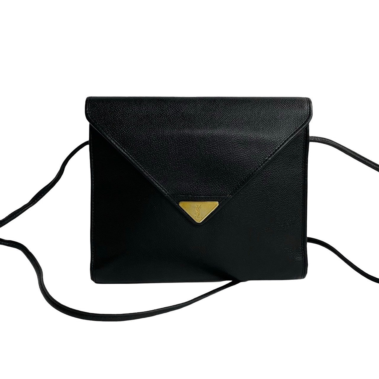 Yves Saint Laurent Leather Shoulder Bag Black