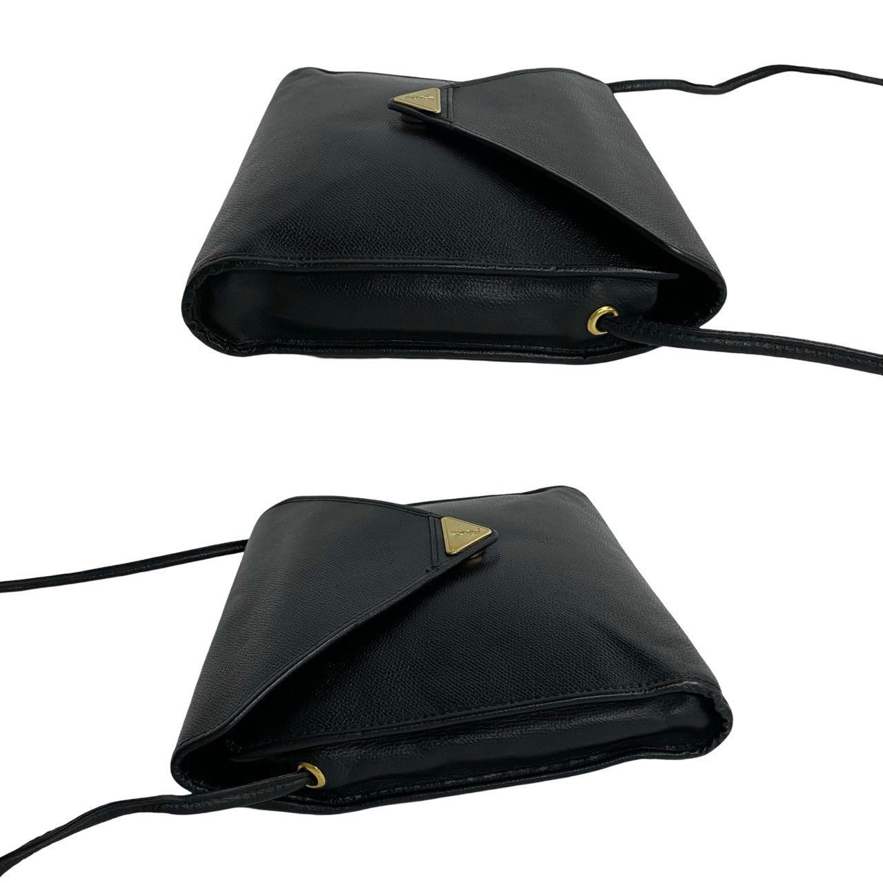 Yves Saint Laurent Leather Shoulder Bag Black