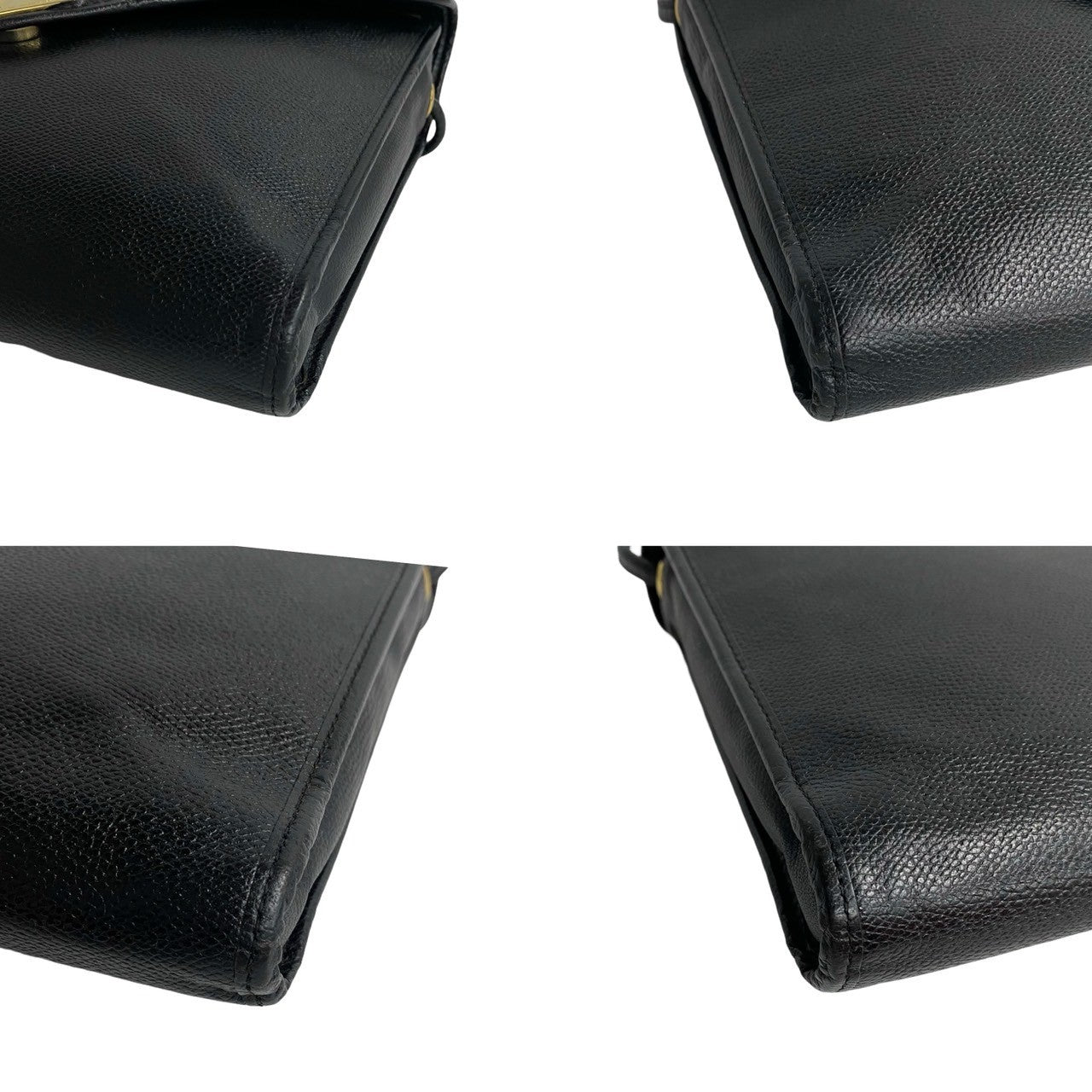 Yves Saint Laurent Leather Shoulder Bag Black