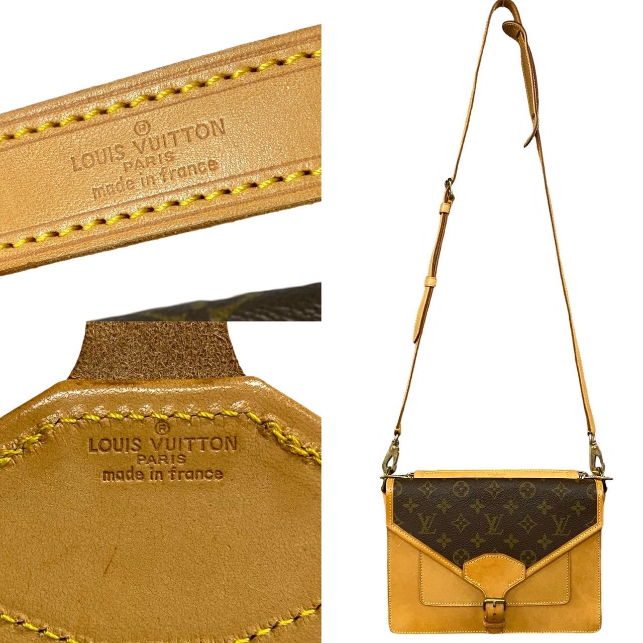 Louis Vuitton Vintage Monogram Leather 2way Bag