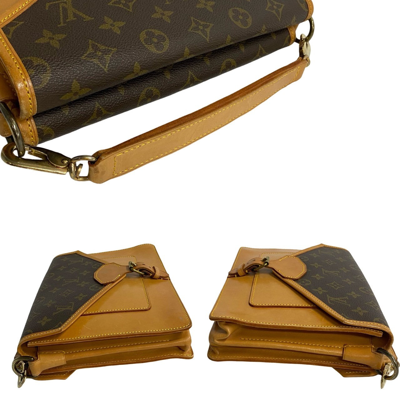 Louis Vuitton Vintage Monogram Leather 2way Bag