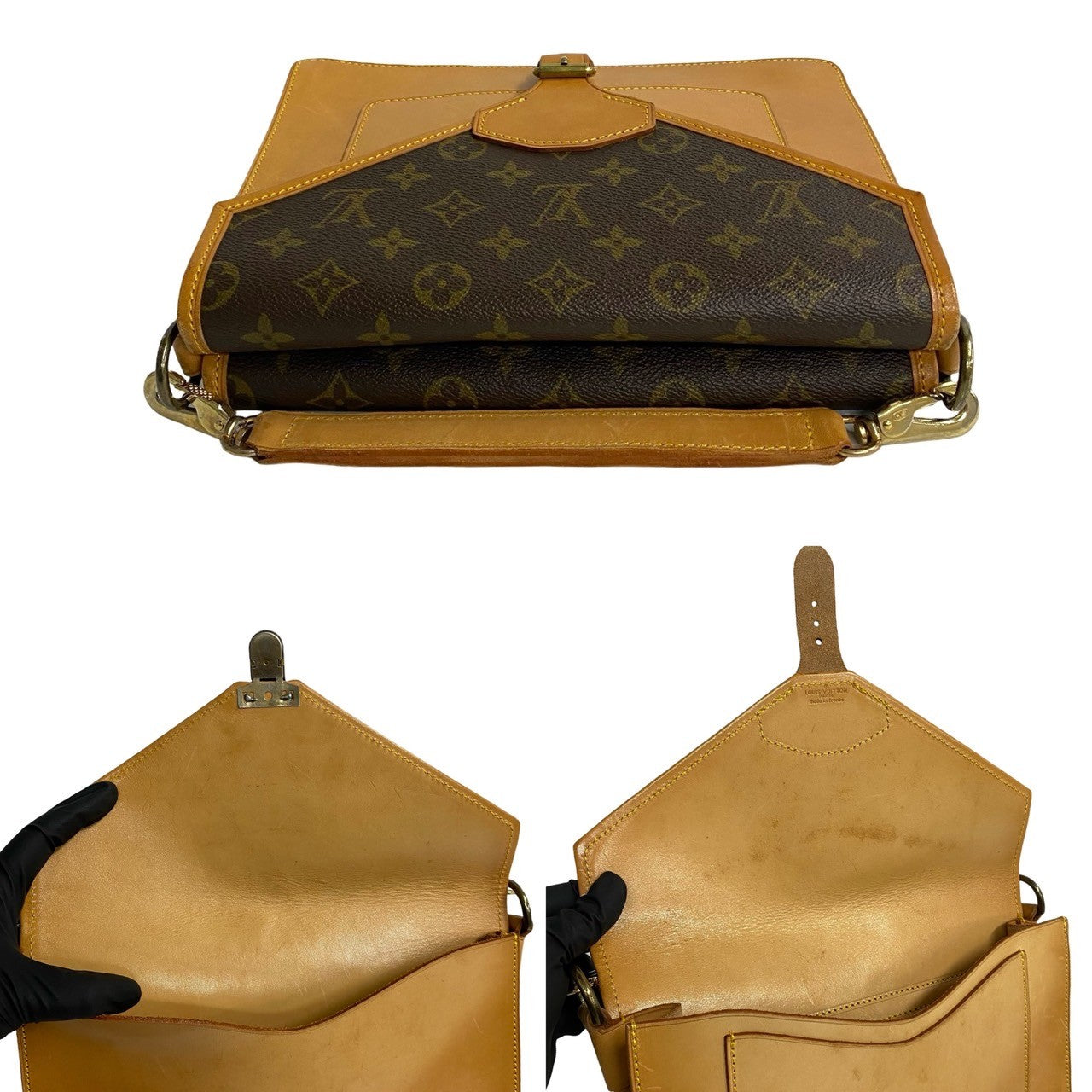 Louis Vuitton Vintage Monogram Leather 2way Bag