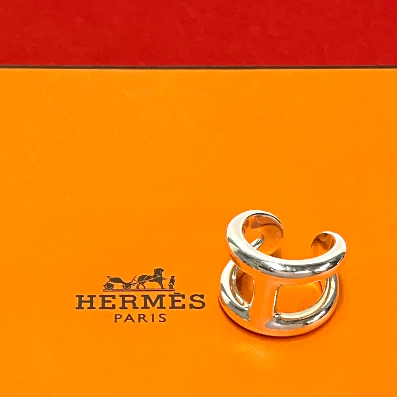 Hermes Osmose GM Silver 925 Ring