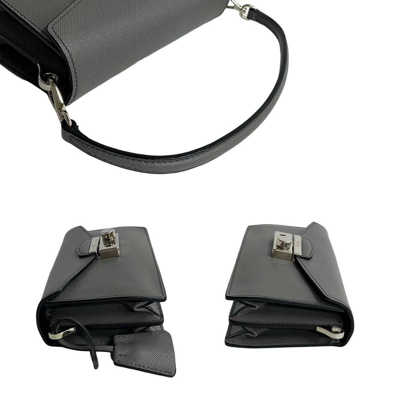 Prada Saffiano Leather 2way Mini Shoulder Bag