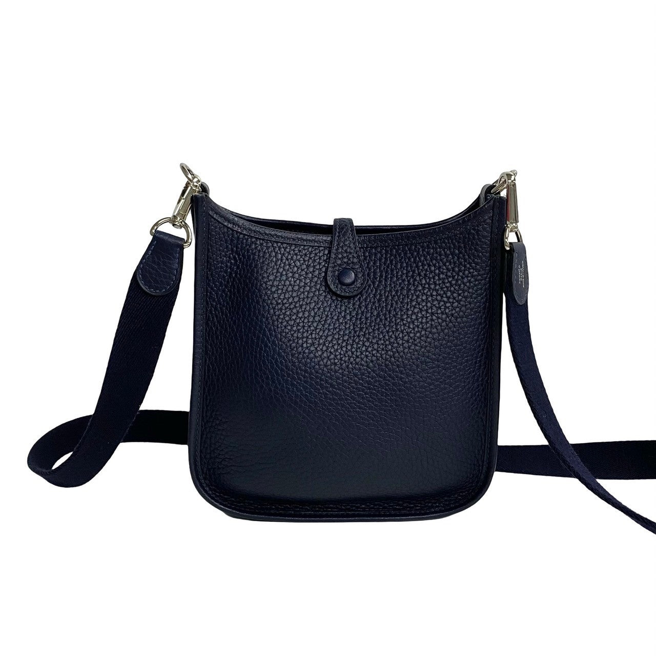 Hermes Evelyne TPM Leather Shoulder Bag Blue