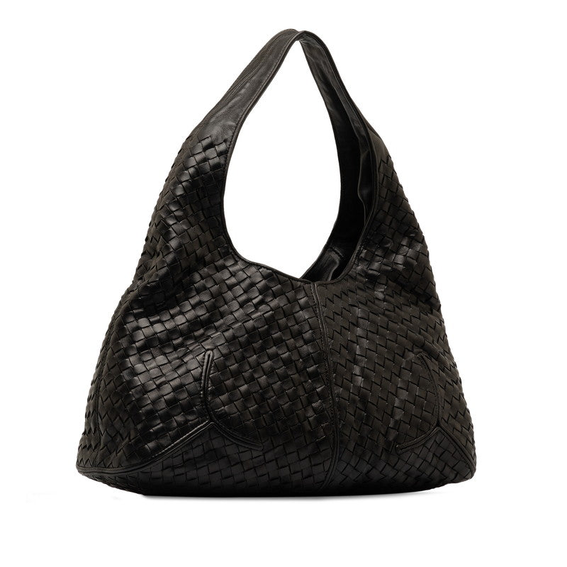 Bottega Veneta Intrecciato Leather Hobo Bag Leather Shoulder Bag in Excellent condition