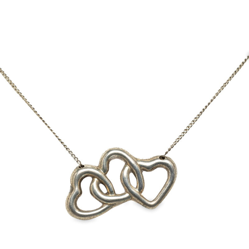 Triple Open Heart Pendant Necklace