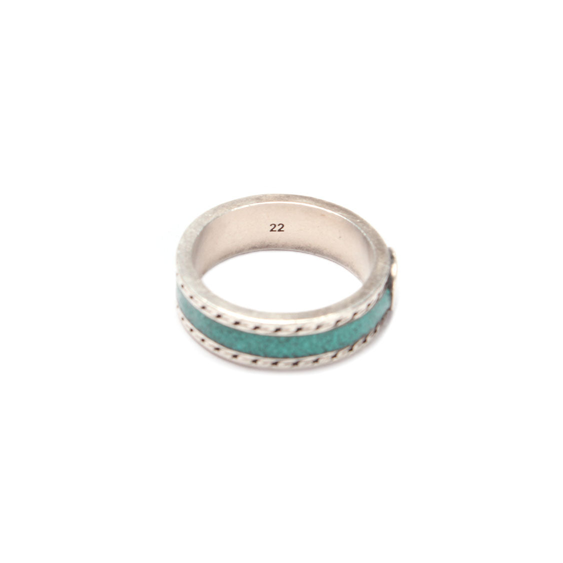 Interlocking G Torquoise Ring