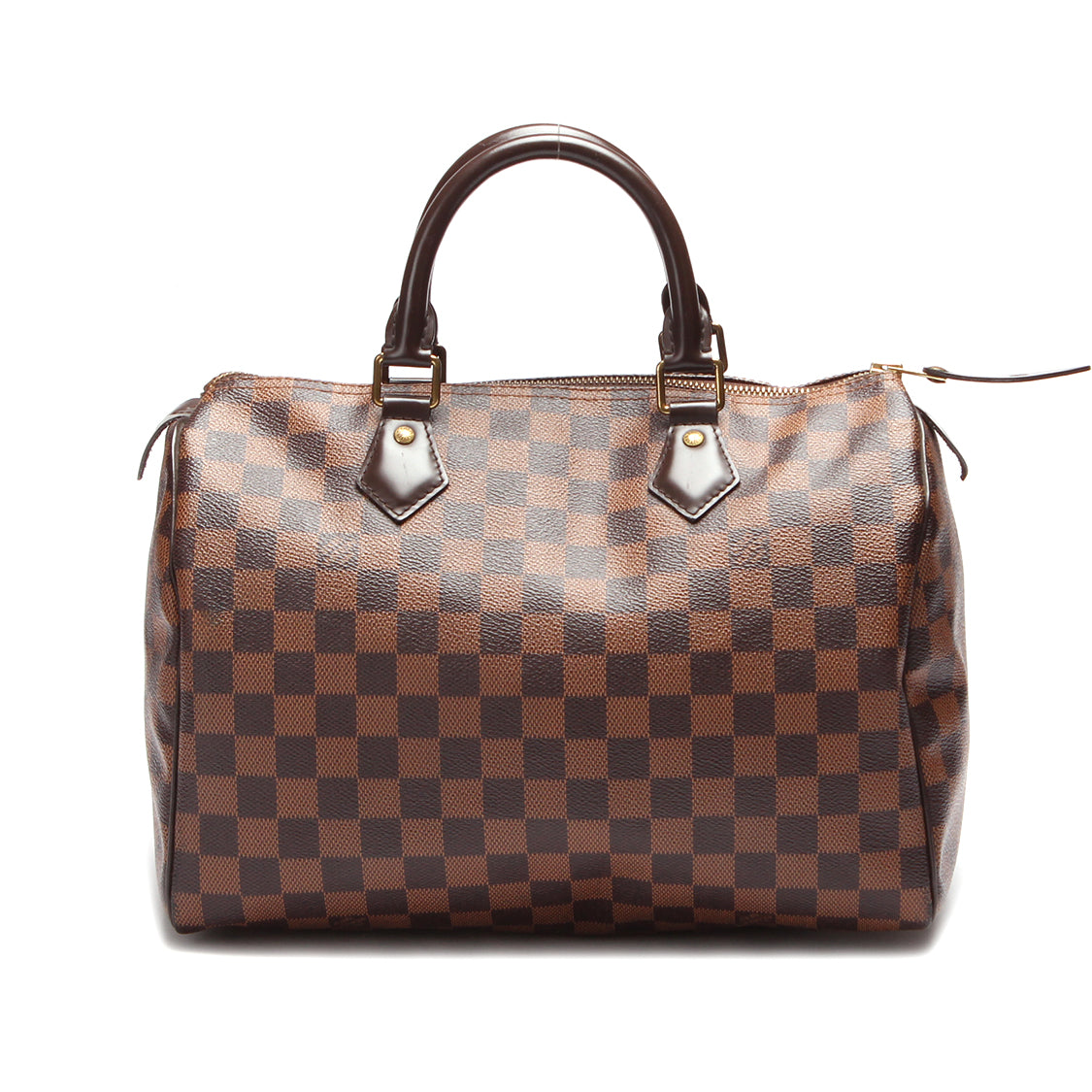 Louis Vuitton Damier Ebene Speedy 30 Canvas Handbag in Great Condition