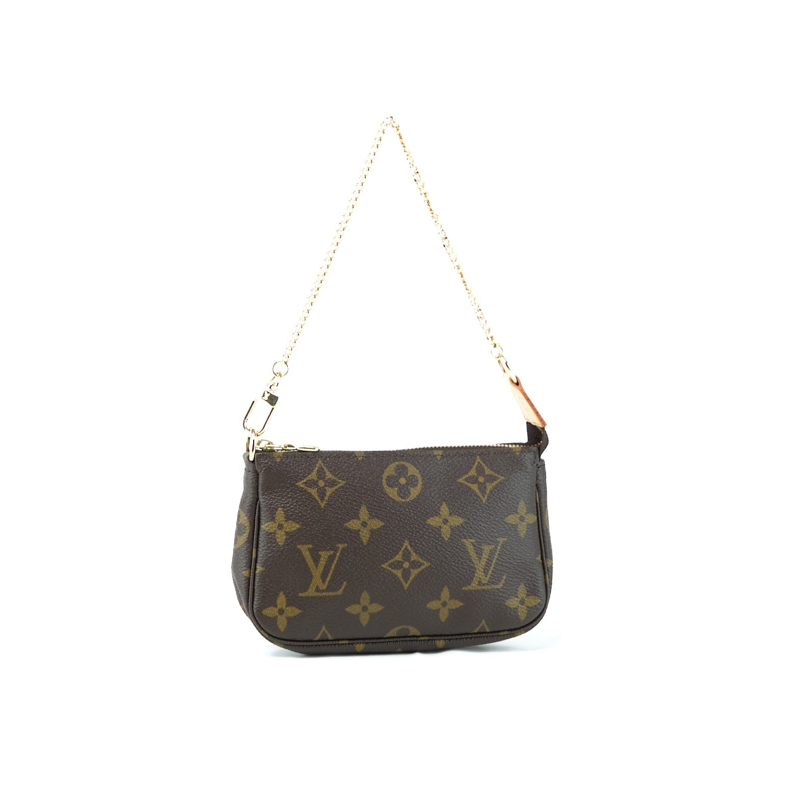 Louis Vuitton Monogram Mini Pochette Accessoires Canvas Handbag in Great Condition