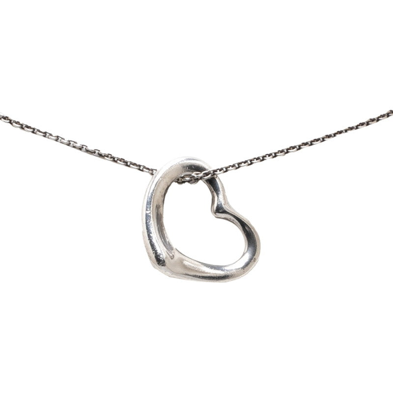 Tiffany & Co Open Heart Necklace SV925 Silver