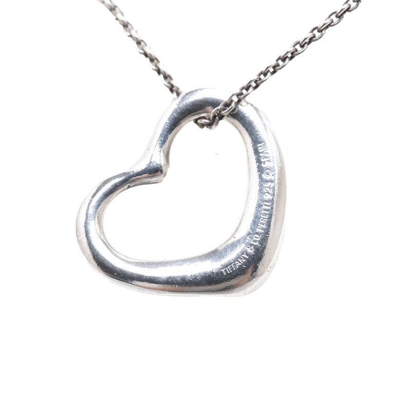 Tiffany & Co Open Heart Necklace SV925 Silver