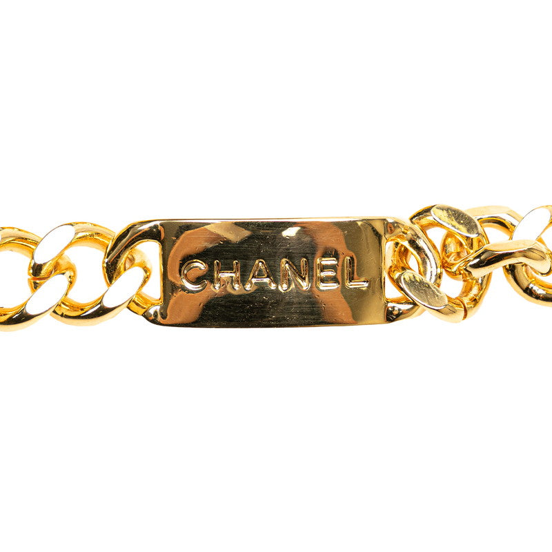 Chanel Coco Mark Medal Chain Belt Gold