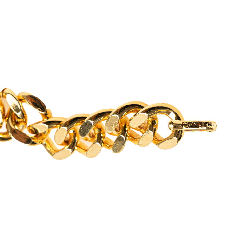 Chanel Coco Mark Medal Chain Belt Gold