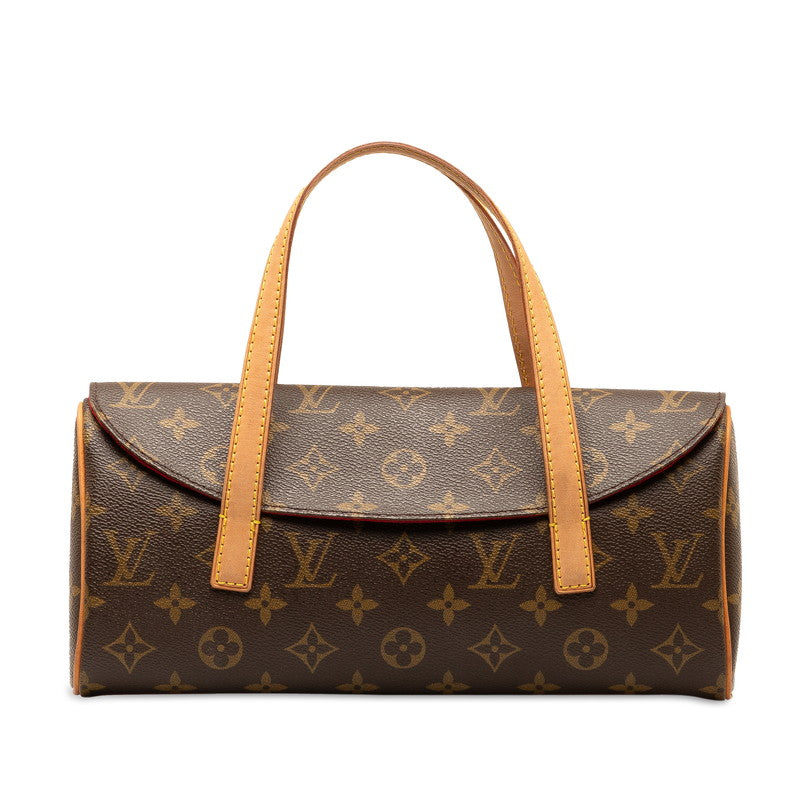 Louis Vuitton Monogram Sonatine Handbag M51902 Brown PVC Leather in Very Good Condition