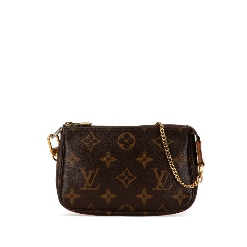 Louis Vuitton Monogram Chain Pouch M58009