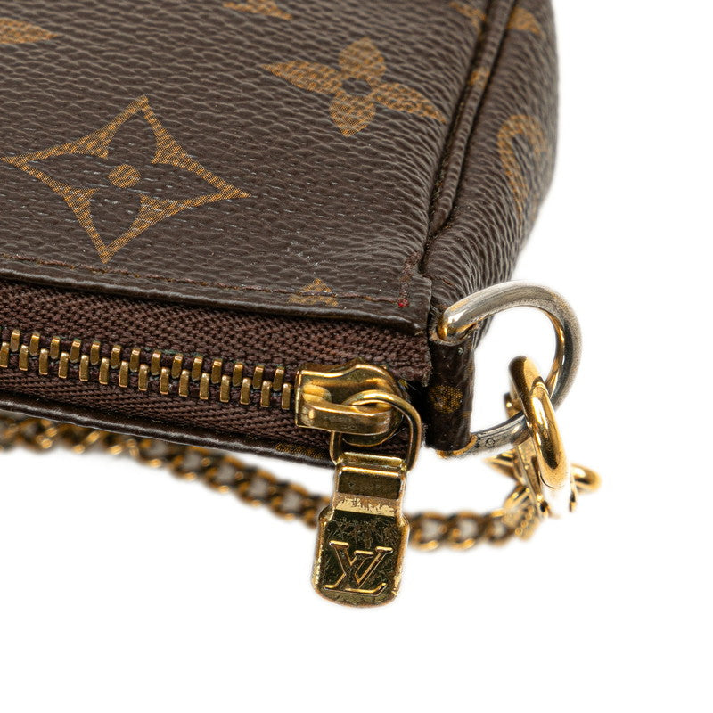 Louis Vuitton Monogram Chain Pouch M58009