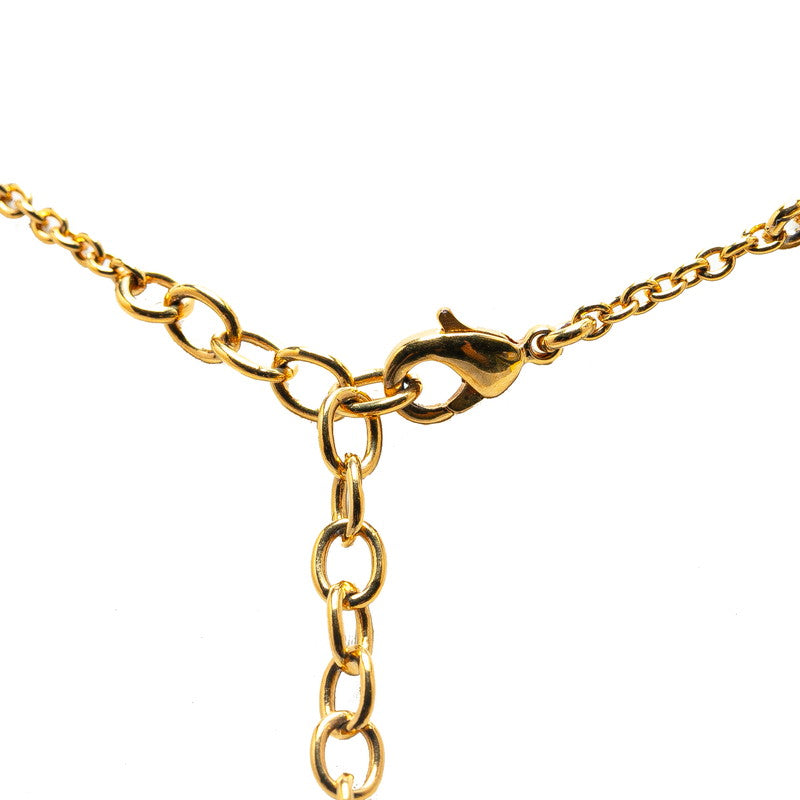 Louis Vuitton Essential V Necklace Gold M61083 in Very Good Condition