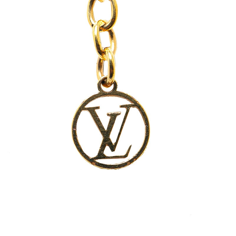 Louis Vuitton Essential V Necklace Gold M61083 in Very Good Condition