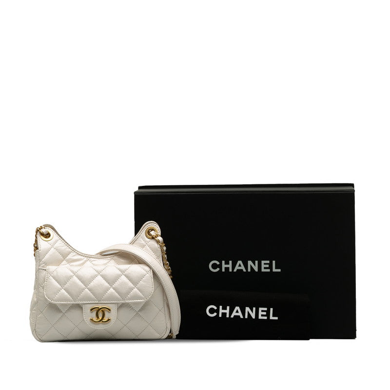 Chanel Matelasse Coco Mark Leather Chain Shoulder Bag