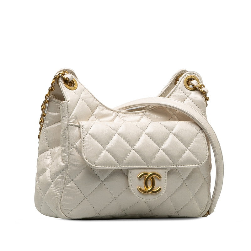 Chanel Matelasse Coco Mark Leather Chain Shoulder Bag