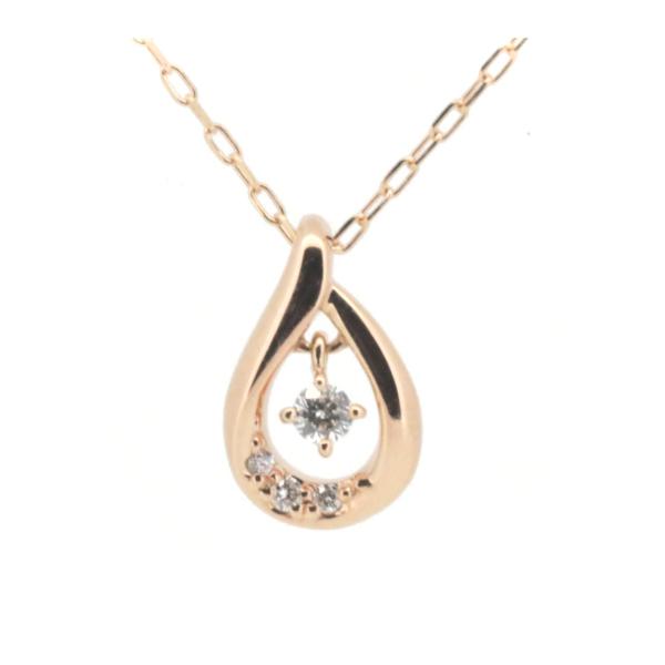 4℃ Diamond Necklace in K18 Pink Gold (18K), Gold for Women - Pre-Owned in Great Condition