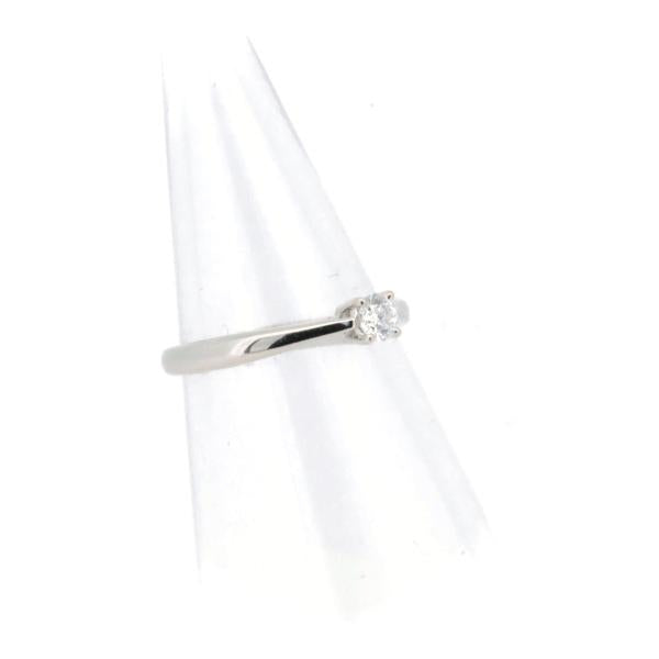 Lazare Diamond Ring 0.15ct in Platinum PT900, Size 9 (Pre-owned, Silver, Ladies) in Great Condition