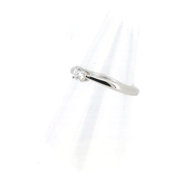 Lazare Diamond Ring 0.15ct in Platinum PT900, Size 9 (Pre-owned, Silver, Ladies) in Great Condition