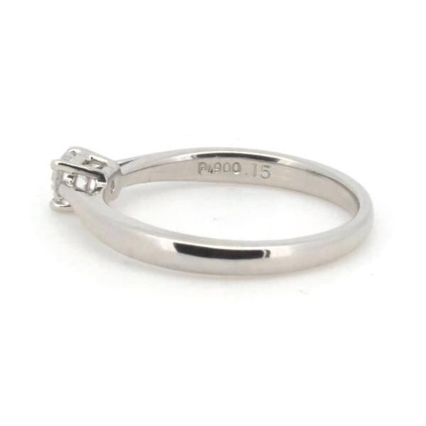 Lazare Diamond Ring 0.15ct in Platinum PT900, Size 9 (Pre-owned, Silver, Ladies) in Great Condition