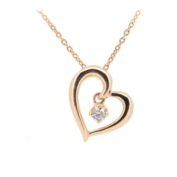 4℃ Diamond Necklace in K18 Pink Gold (18K), Gold for Women - Pre-Owned in Great Condition